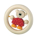 HABA Bear in the Ring Clutching and Teething Toy