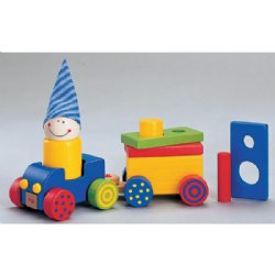 HABA Goblin Truck Vehicle & Blocks Set