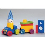 HABA Goblin Truck Vehicle & Blocks Set
