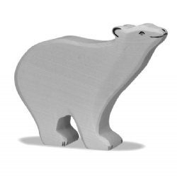 Holztiger Polar Bear
