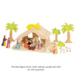 Holztiger Wooden Dollhouse (Natural)