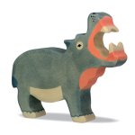 Holztiger Hippopotamus