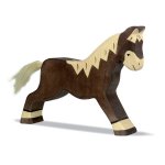 Holztiger Running Dark Brown Horse