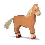 Holztiger Standing Light Brown Horse