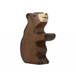 Holztiger Small Sitting Brown Bear