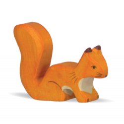 Holztiger Orange Standing Squirrel