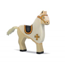 Holztiger Tournament Horse (White)