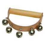 Goldon Sleigh Bells with Wooden Handle
