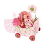 Kathe Kruse Waldorf Elf Carriage with Elf Doll