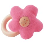 Kathe Kruse Grabbing Toy Pink Flower