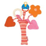 Kathe Kruse Squeaky Grabbing Toy Red