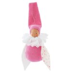 Kathe Kruse Car Seat Hanger Doll Pink Fairy