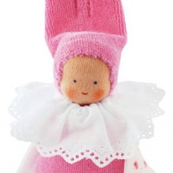 Kathe Kruse Car Seat Hanger Doll Pink Fairy