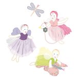 Kathe Kruse Wall Sticker Waldorf Fairies