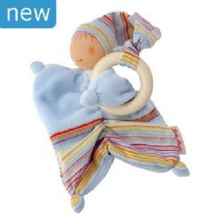 Kathe Kruse Grabbing Toy Poupsi Light Blue
