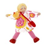 Kathe Kruse Flexible Doll Blonde Girl with Bag