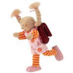 Kathe Kruse Flexible Doll Girl with Schoolbag