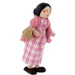 Kathe Kruse Flexible Doll Grandma With Pink Dress