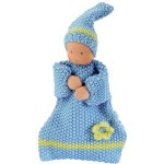 Kathe Kruse Knitted Doll Blue