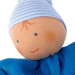 Kathe Kruse Grabbing Toy Poupsi Blue