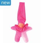 Kathe Kruse Car Seat Hanger Doll Pink