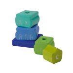 Kathe Kruse Waldorf Wooden Plug Tower Blue/Green