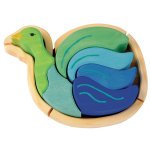 Kathe Kruse Waldorf Wooden Puzzle Bird