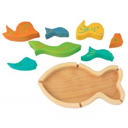 Kathe Kruse Waldorf Wooden Puzzle Fish