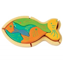 Kathe Kruse Waldorf Wooden Puzzle Fish