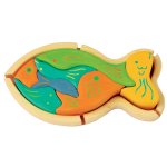 Kathe Kruse Waldorf Wooden Puzzle Fish
