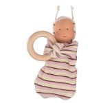 Kathe Kruse Organic Rainbow Baby Pink Stripes