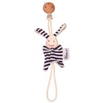 Keptin-Jr Pacifier Chain Stripes Doggo Blue