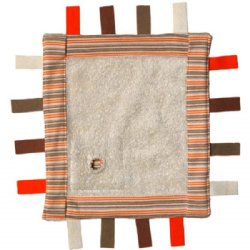 Keptin-Jr Blankiez Organic Pacifier Holder / Security Blanket (Orange)
