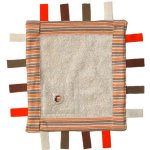 Keptin-Jr Blankiez Organic Pacifier Holder / Security Blanket (Orange)