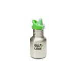 Kid Kanteen Brushed Stainless Steel Sippy Bottle (12 oz)