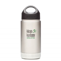 Klean Kanteen Wide Vacuum Insulated 12oz Stainless Steel Bottle