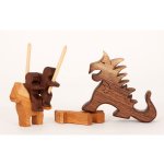 Original Tree Swing Knights and Dragon Play Set