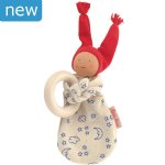 Kathe Kruse Organic Grabbing Toy Gnome Blue