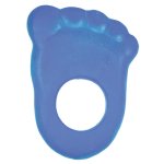 Natural Rubber Foot Teether Toy (Blue)