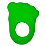 Natural Rubber Foot Teether Toy (Green)