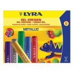 Lyra Water-Soluble Metallic Gel Crayons (Set of 6) 