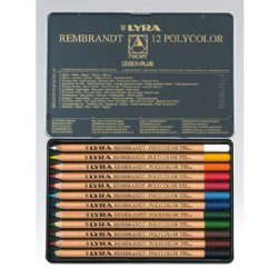 Lyra Rembrandt Polycolor Fine Art Colored Pencils (Set of 12)