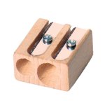 Lyra Twin-Hole Wooden Pencil Sharpener