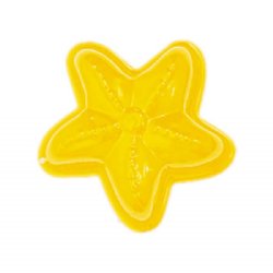 Metal Sand Mold Yellow Starfish