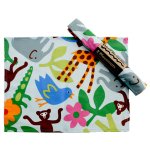 Mimi the Sardine Eco-Friendly Jungle Placemat (Set of 2)