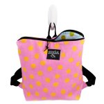 Mimi the Sardine Eco-Friendly Kid`s Backpack (Pink with Yellow Dots)