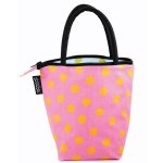 Mimi the Sardine Eco-Friendly Lunchbug Lunch Bag (Pink with Yellow Dots)
