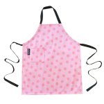 Mimi the Sardine Eco-Friendly Child's Apron (Pink with Pink Dots)