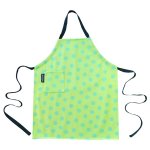 Mimi the Sardine Eco-Friendly Child`s Apron (Dots Green)