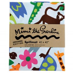 Mimi the Sardine Eco-Friendly Spill Mat (Jungle)